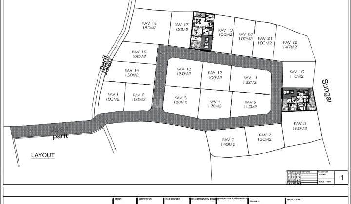 For sale, plot of land with jungle view in a quiet area in Tulikup, Gianyar. 2