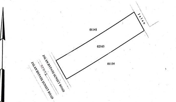 19.2 Are Land Buc for sale on Jalan Raya Sunset Road. 1