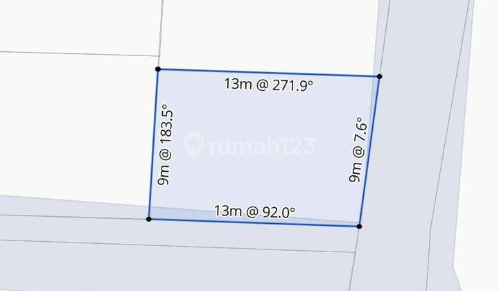 Dijual Tanah di Jl. Kav. Calista, Taman Baruna, Jimbaran. 2