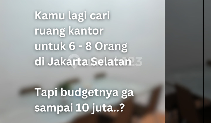 Disewakan Ruang Kantor Fatmawati. Furnised Under 10jt