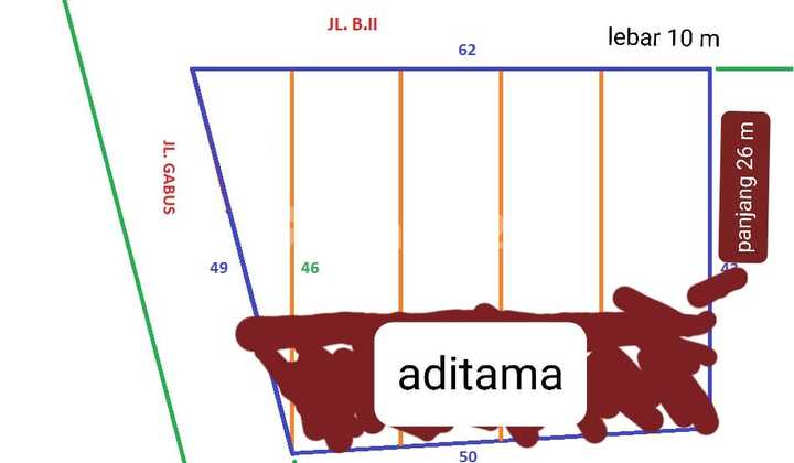 Land For Sale on Jln Gabus/Jln Bii, Pasar Minggu, South Jakarta