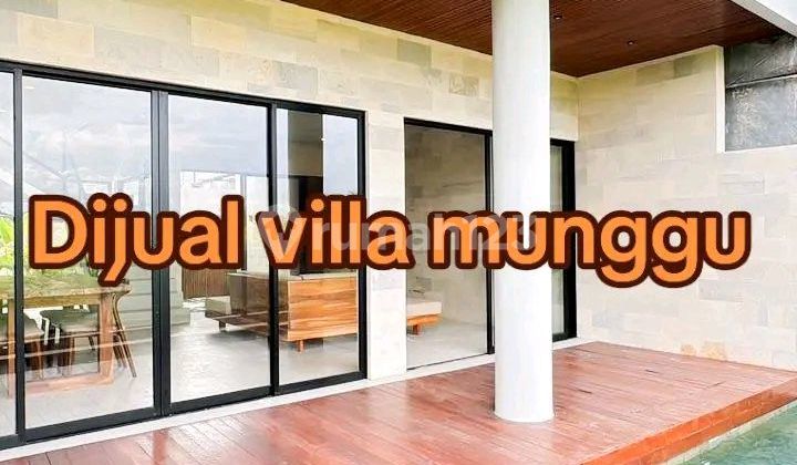 For Sale New Villa in Munggu