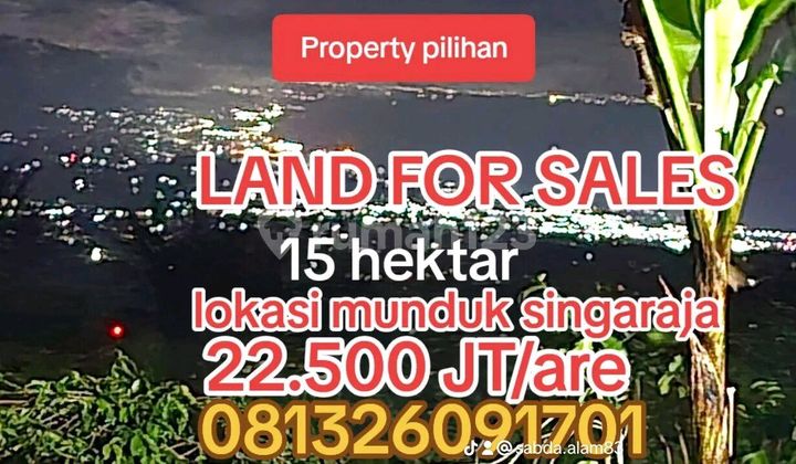 For Sale Land Full View Singaraja