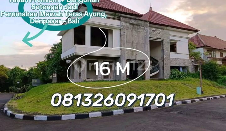 Dijual Rumah Setengah Jadi Teras Ayung