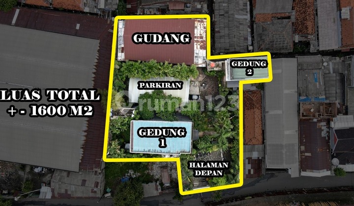 Dijual Gudang Luas Lokasi Strategis di Pulogadung, Jakarta Timur