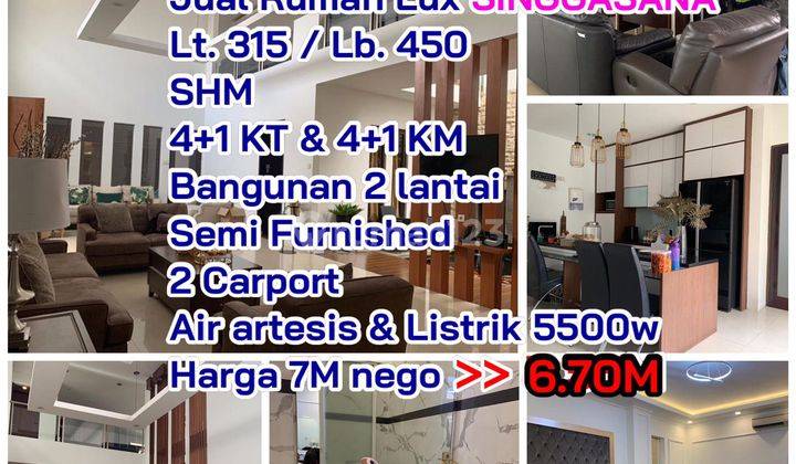 Jual Rumah LUX Singgasana Pradana Semi Furnished 1