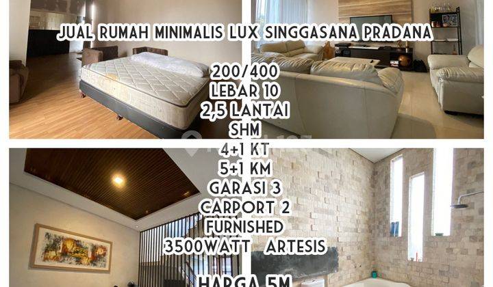 Jual Rumah Minimalis Lux Singgasana Pradana 1