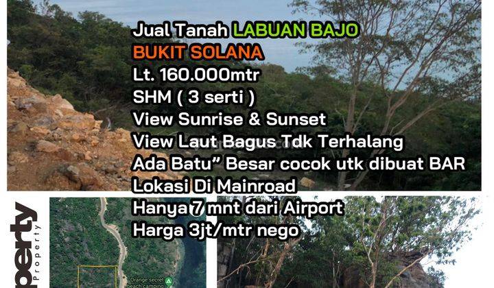 Tanah Labuan Bajo Bukit Solana Sertifikat SHM 1