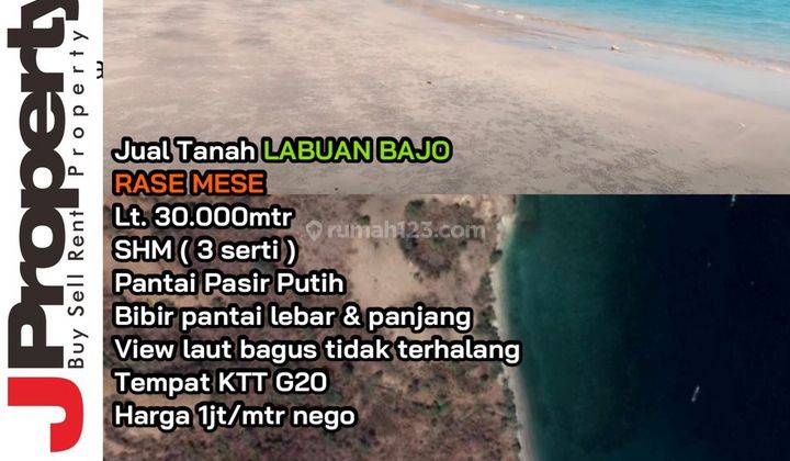 Tanah Rase Mese Labuan Bajo Pantai Pasir Putih 1