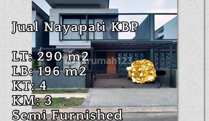 Rumah Nayapati KBP  Semi Furnished Siap Pakai 1