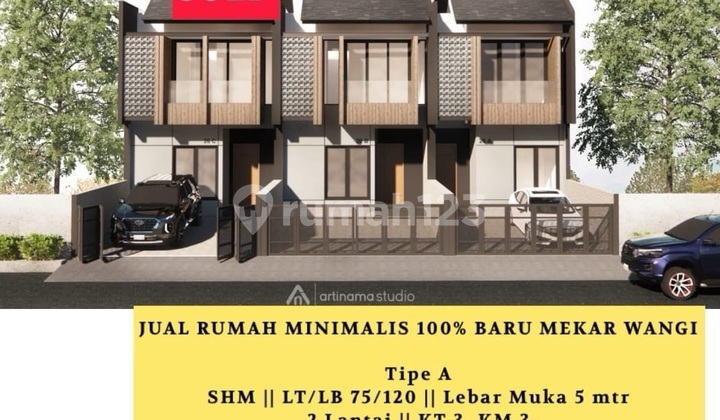 Jual Rumah Minimalis Baru Di Mekar Wangi Bandung 1