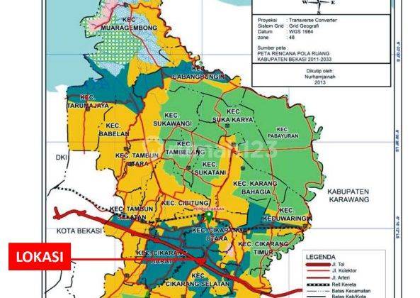 Tanah Pinggir Jalan Raya Cikarang, Bekasi 6