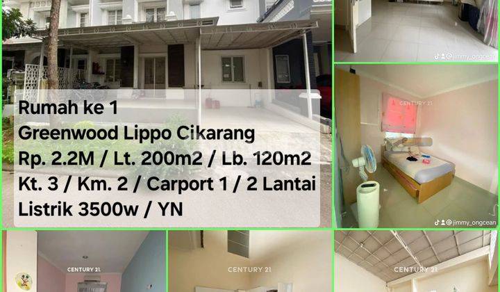 Rumah Elit 2 Lantai Di Cluster Greenwood Lippo Cikarang 1