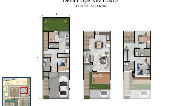 Rumah Victoria Residence Pik2 Harga Mulai Dari 2,2m Bisa Kpr 2