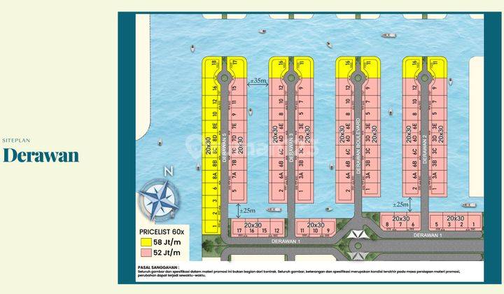 Kavling Long Island Pik2 Cluster Derawan Hrg 35jt Per M2 Bs Kpt 2