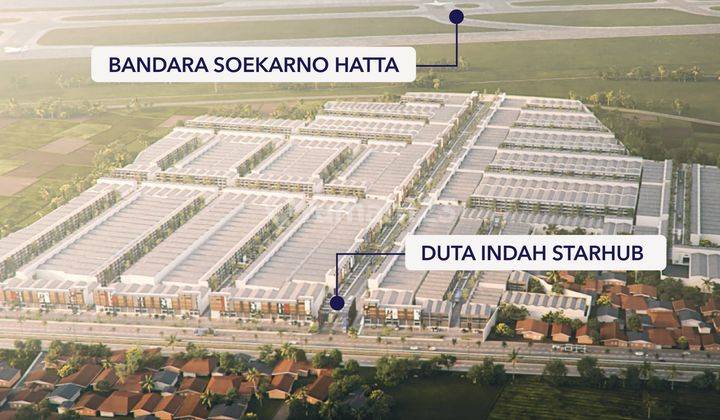 Gudang Duta Indah Starhub Samping Bandara Hrg Mulai 2,4Man Bs Kpg 2