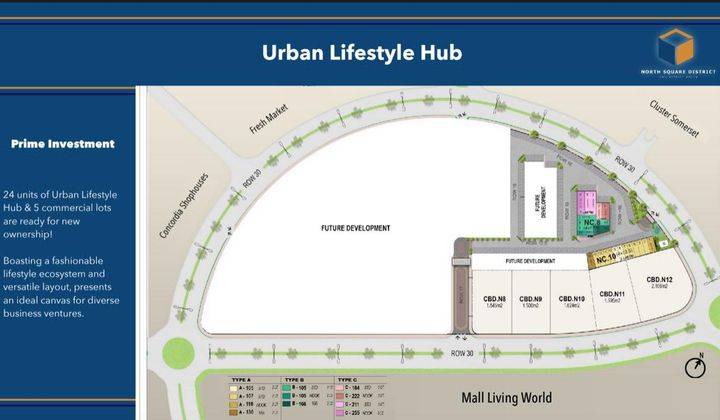 Kavling Comersial North Square District Kota Wisata Cibubur, Jakarta Timur 2
