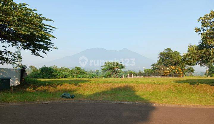 Kavling Tanah Murah, View Gunung di Rancamaya Golf Estate Bogor 2