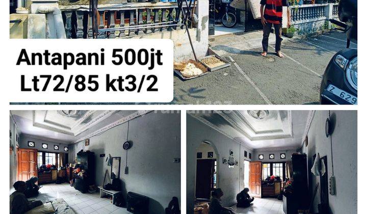 Dijual murah rumah dekat dengan mesjid lt72/75 hrg500jt nego Antapani  1