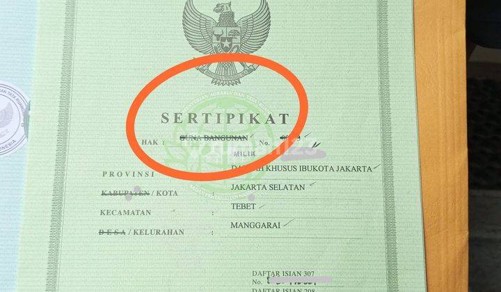 Rumah Hook 2 Lt Murah Strategis Dekat Jalan Raya Stasiun Manggarai Jakarta Selatan 9
