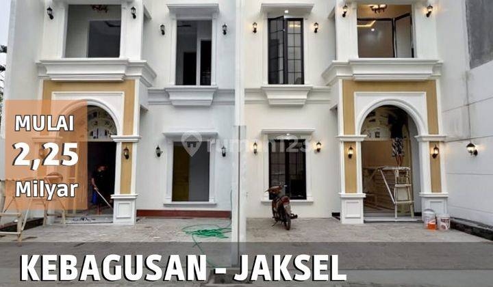 Rumah Baru Town House Strategis Fasilitas Lengkap Di Kebagusan Pasar Minggu Jaksel Dekat Tol Jorr 1