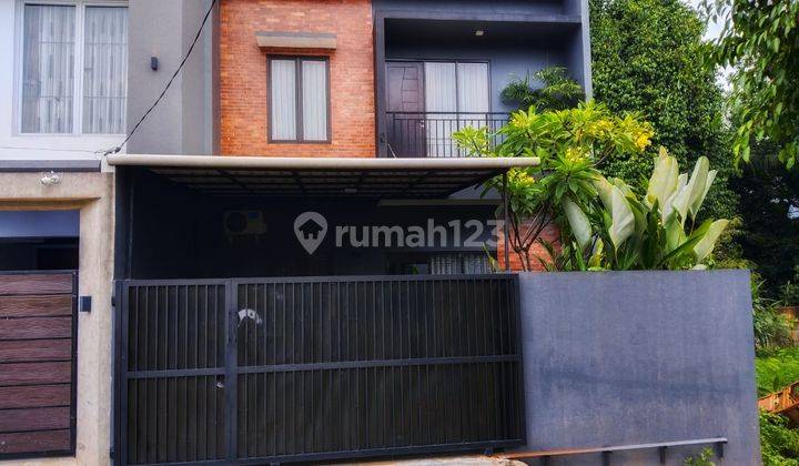 Rumah Bagus Nyaman Asri Full Furnished Di Lengkong Karya Bsd Bintaro Serpong Tangerang Selatan 1