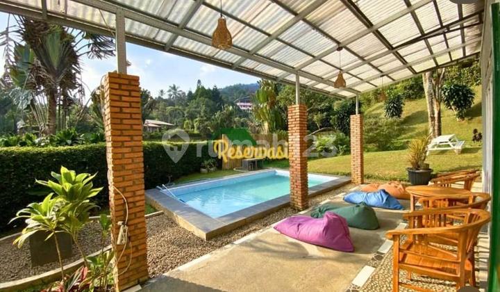 Villa Cantik Asri Sejuk Minimalis Modern di Tugu Puncak Bogor Murah