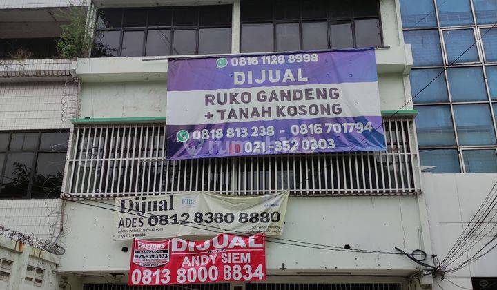 Ruko Jakarta Pusat Cideng Dekat Roxy, Gajah Mada, Tomang 3 Deret Unit