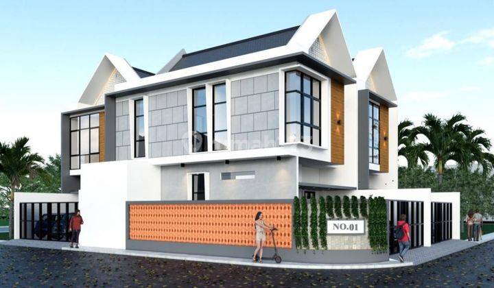 D096. Dijual Rumah Baru Gress Scandinavian Darmo Harapan Indah Tandes Asri Selatan  1