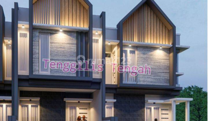 D146. Dijual Rumah Baru Gress Model Scandinavian Tenggilis Sangat Dekat Raya Prapen jemursari 1