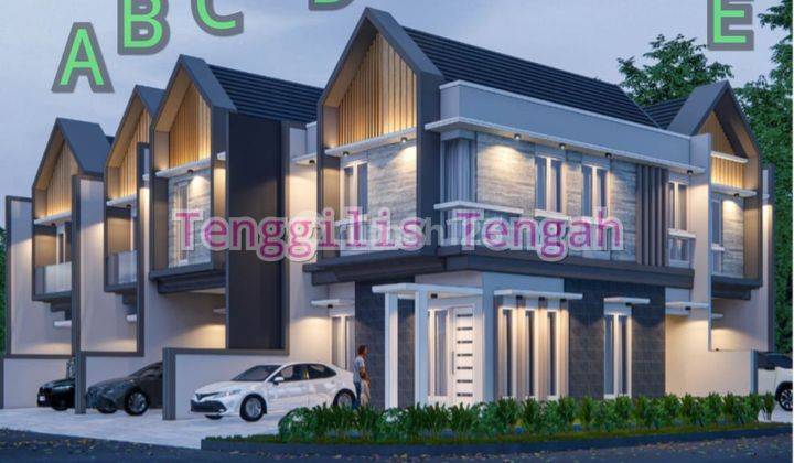 D147. Dijual Rumah Baru Gress Model Scandinavian Tenggilis Sangat Dekat Raya Prapen jemursari 1