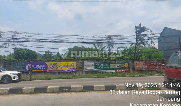 Dijual Tanah Pinggir Jalan di Parung Bogor