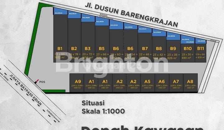 KOMPLEKS PERGUDANGAN CASALAND 690m2 STRATEGIS 0 JALAN RAYA 2