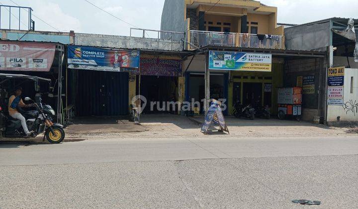 Rumah Dan Kios Di Pinggir Jalan Raya Legok 1