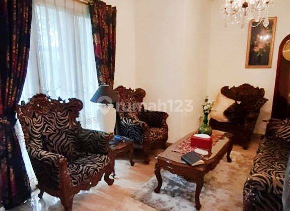 ruang tamu rumah di alam permai pondok