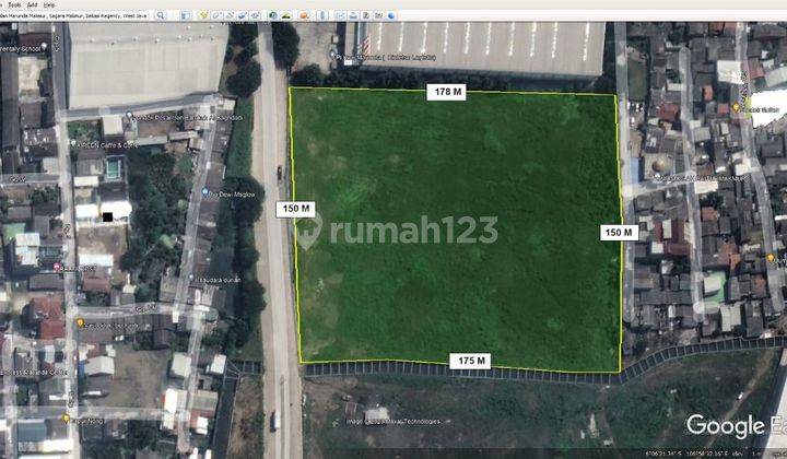 Kavling Industri 2,8 Ha, di Seberang Marunda Center 2