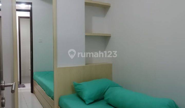 kamar tidur apartemen mekar wangi square 2br