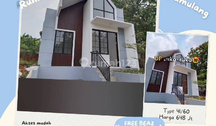 Rumah Dp 0 Free Bea2 10 Menit Tol Pondok Cabe 1