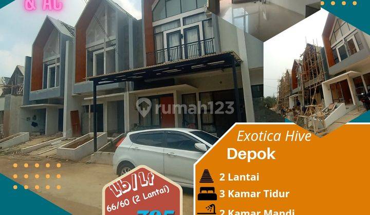 Rumah 2 Lt 3 Kt Dp 0 All In Selangkah Superindo Sawangan 1