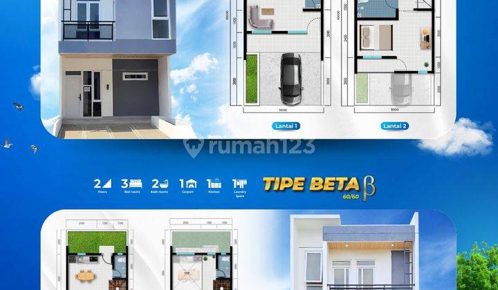 Rumah Termurah 2 Lt Cuma 7 Km Mrt Lebak Bulus Ciputat 2