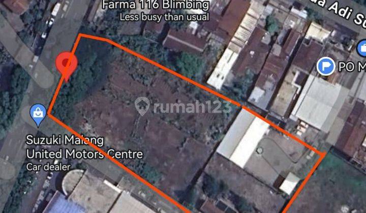 Tanah Strategis Poros Jalan Raya Sunandar Priyo Sudarmo Malang 1