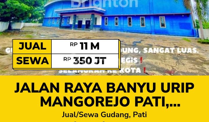 For Sale/Rent Warehouse Workshop Including Land and Building in Pati City