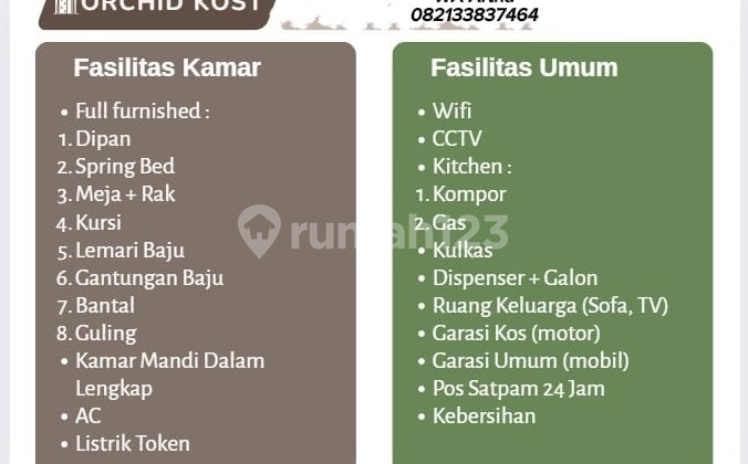 Kost Putri Exclusive The Aretha Mulawarman Tembalang bisa 3 Bulanan