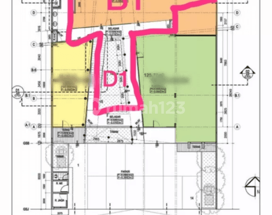 Disewakan Ruang Usaha Area Senopati Jakarta Selatan Ground Floor 3