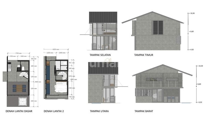 Dijual Rumah Villa Nyaman Sejuk Area Cigadung Sayap Dago Bandung 2