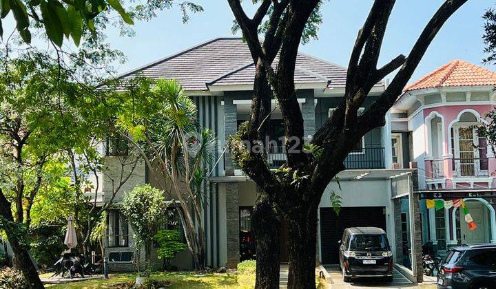 Rumah Mandiri Hoek. Depan Taman. Delatinos Bsd City 2