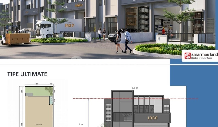New Warehouse Positioned in Front of Techno Park, BSD City New Warehouse Positioned in Front of Techno Park, BSD City