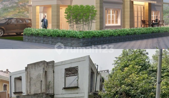 Rumah Setengah Jadi Hoek Taman Giri Loka Bsd City 2