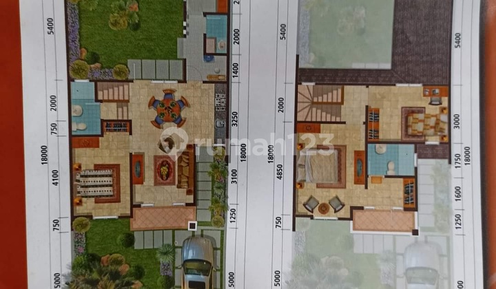 Standard House with Spacious Backyard and Front Public Facilities at Delatinos BSD City 2