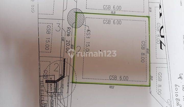 Kavling luas siap bangun dalam pergudangan Taman Tekno BSD 1